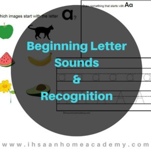 Beginning Letter Sounds and Recognition – Letters A to Z