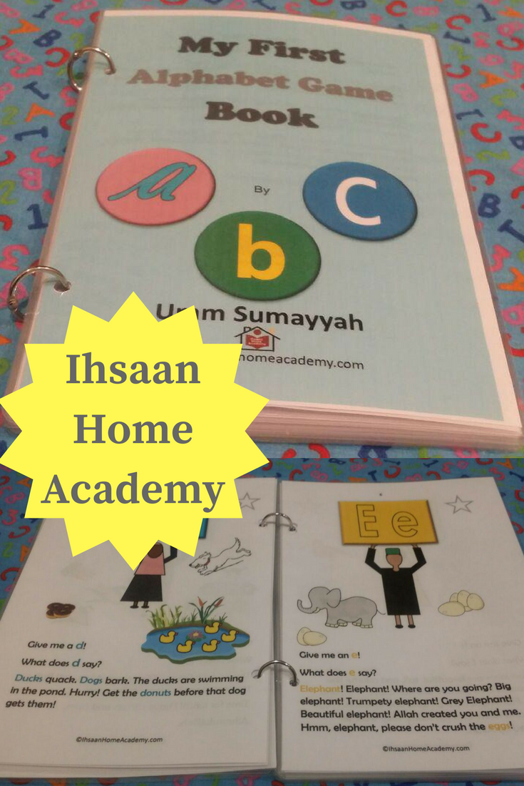 My First Alphabet Game Book - Ihsaan Home Academy Shop