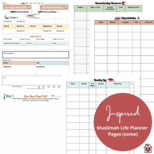 Inspired – Muslimah Productivity Life Planner