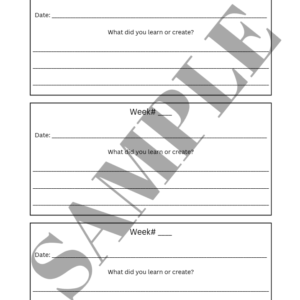 Weekly Coding Notebook