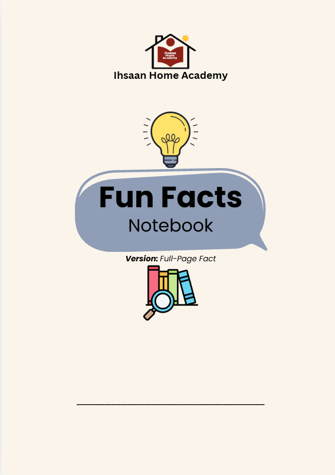 Fun Facts Notebook - Version 2